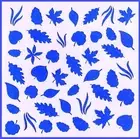 Flexible Stencil *MIXED LEAF BACKGROUND* Card Making Crafts 14cm x 14cm