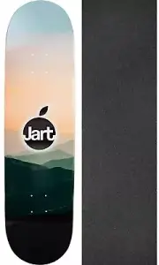 Jart Skateboards Orange 8.25" Skateboard Deck + griptape