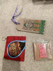 Little zip circus bag from wool girl, plus the tag and little note pad