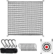 Indoor Golf Net,Ball Swing Practice Simulator Heavy Duty - Golf Driving Barrier Netting with Target Cloth for Football, Volleyball, Baseball