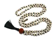 Holy Basil Hare Rama Krishna Mala Necklace | Root Chakra | Capricorn | Devotion