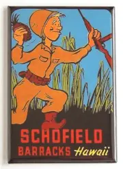 Schofield Barracks FRIDGE MAGNET hawaii army 25th infantry division
