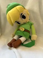 Nintendo Toon Link 19” Backpack Zelda Plush 19” 2016 Legend Of Zelda