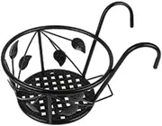 Balcony Planter - Fence Plant Pots | Railing Planter | Railing Plant Holder | Iron Deck Railing Plant Flower Stand | Household Flower Pot Holder | Railing Flower Stand for Deck Balcony Garden