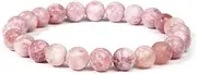 [QJZM] Lapis Lazuli Bracelets Men Natural Energy Lazuli Bracelet Polished 8mm Lazurite Beads Bangle Pulsera Women Jewelry Gift-9_23cm