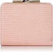 [TOPKAPI] Lucia Lucia Italian Leather Lizard Embossed Coin Purse Bifold Wallet