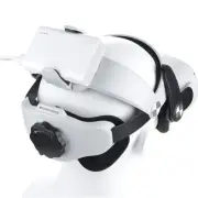 For Meta Oculus Quest 2 VR Enhanced Head Strap Band w/ Battery Pack Holder Mount