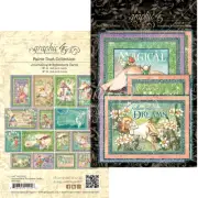 Graphic 45 Fairie Dust Ephemera Cards 32 Pcs 4x6, 3x4