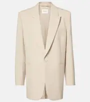 [Saint Laurent] Saint Laurent Wool blazer UK 14 neutrals