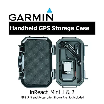 Garmin inReach Mini 1 & 2 GPS Custom Storage Carrying Rugged Case Hiking GPSMAP