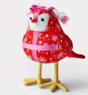 Fabric Bird as Present Wondershop Target - BOW