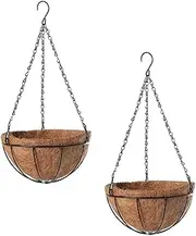 SUPVOX Pcs Hanging Baskets Plant Pots Outdoor Hanging Planter Liner Home Decorative Pots