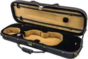 4/4 Full Size Violin Oblong Case Lightweight with Hygrometer Black/Brown/Khaki