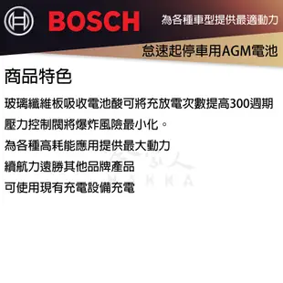 BOSCH AGM 70 Ah LN3 電池 VW BENZ BMW AUDI 適用 怠速熄火 I STOP 哈家人