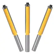 Flush Trim Router Bit 8mm Shank, Extra Long Carbide Bit 3 inch Cutting Height