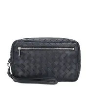 Bottega Veneta Intrecciato Zipped Handbag One size Space color