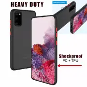 Samsung Galaxy S20 Ultra Shockproof Frosted TPU Bumper Case Smoke Back