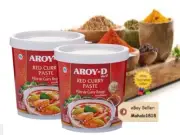 Aroy-D Red Curry Paste 14oz Authentic taste of Thai Red Curry Paste (lot of 2)