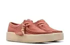 CLARKS ORIGINALS Wallabee Cup Ladies Terracotta Suede Leather Shoes UK3.5D EU 36