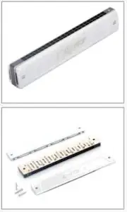 22 Hole Vibrato Harmonica C Key Harmonica With Box T22 100% Brand New