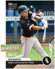 2020 Topps Now Nick Madrigal #45