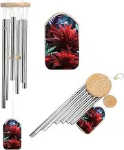 Exotic Plants Wind Chimes for Outside Soothing Melodic Tones Windchimes Memorial Windchimes with Wind Catcher Hanging Decor for Home Outside Garden Patio