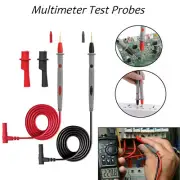 For Digital Multi Meter Tester Probe Test Leads Wire Pen Universal 20A 110cm