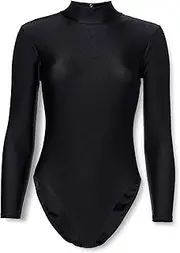 [Roch Valley] Women Long Sleeve Turtle Neck Leotard Long Sleeve Turtle Neck Leotard
