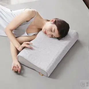 小米8蝶形肩頸養護天然乳膠枕橡膠單人護頸椎枕頭
