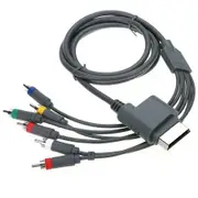 1.8 Meters Component HDTV Video and RCA Stereo AV Cable Cord for Microsoft X-box 360 / X-box 360 Slim