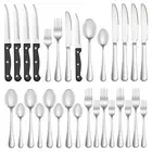 72 Pcs Silverware Set with Steak Knives Service for 12,Stainless Steel Flatwa...