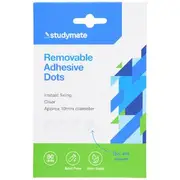 Studymate Glue Dots Removeable Clear 80 Pack