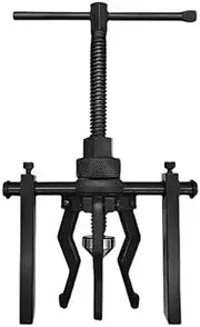 Car Ior and Exterior Bearing Puller Heavy Duty Gear Ctor 3-Jaw Puller Car Repa G Tool Kit Labor-Saving Bearing Removal Tool for Cycle Wheel Car S Pulley Black