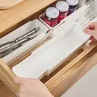 1/2Pcs Makeup Sorting Retractable Drawer Adjustable Tableware Divider Box Home