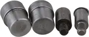 BQLZR Snap Fastener Heavy Duty Press Button Die Pattern Die Set for Hand Press Machine Setter for 633 Snap Button