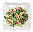 Hard Melamine Square Plate Dinner Salad Side Serving Sushi Platter Dish White