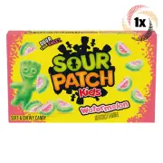 1x Pack | Sour Patch Kids Watermelon Assorted Chewy Candy Theater Box | 3.5oz