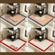 Coffee Machine Mat Kitchen Draining Mat Bars 42*29.5cm Approx.60g; 108g Foldable