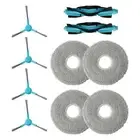 4 Piece Mop Cloth and Brush Set Compatible with For Cecotec For Conga 20090
