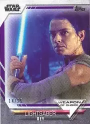 2 Women Of Star Wars Weapon Of Choice WC-1 WC-22 PURPLE Parallel Cards 14/25 MAT