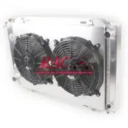 Aluminum Radiator w/Fan Shroud for 83-88 Ford Mustang Thunderbird Turbo L4 2.3L (for: Ford)
