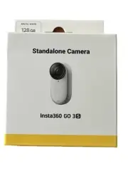 BRAND NEW Insta360 Go 3S Standalone Camera 128GB (Arctic White) CINSAATA