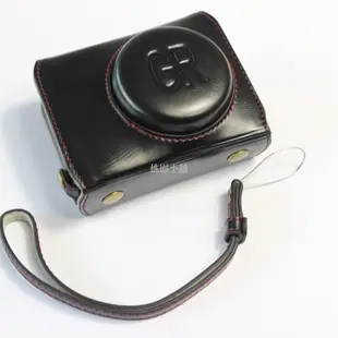 Ricoh/理光GRIII數碼相機包皮套 真皮包底座半套 手腕保護套 相機包 保護殼 保護套 背帶 相機皮套