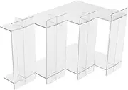 CHILDWEET Desktop Riser Display Shelf Clear Organizer for Figures Dolls and Perfumes Stylish Storage for Home Shop for Collectibles and Displaying Treasures