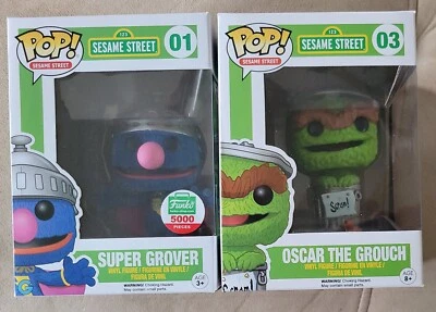 Sesame Street FUNKO POP LOT Oscar the Grouch BRAND NEW FACTORY SEALED MINT