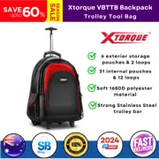 Tool Bag Multi-Purpose Storage Toolkit Portable Heavy Duty Case Trolley Backpack