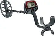 Bounty Hunter Land Ranger Pro Metal Detector, 11 Inch Waterproof DD Searchcoil, Adjustable Length, Lightweight, Ergonomic, Comfortable Padded handgrip, and armrest, Detect Coins Up to 10 Inches Deep