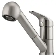 OLIVERI London Pull Out Spray Mixer - Brushed Nickel LON580FBN-P