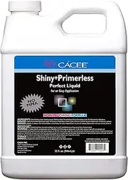 (950ml) - No Primer Acrylic Nail Liquid Monomer 950ml, Shiny + Primerless Perfect by Cacee, Protects and Enhances Nails, Professional and Flexible Non-Yellowing Formula, Does Not Contain MMA