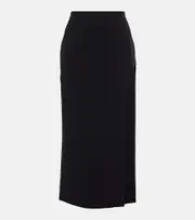 [Giuseppe di Morabito] Giuseppe di Morabito Satin cady midi skirt AU 16 black